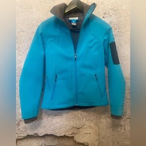 Columbia Titanium Girls Teal Coat